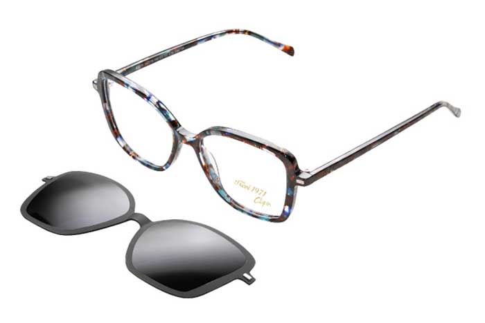 Die neuen Modelle von TREVI COLISEUM werden aus Cellulose-Acetat Plattenmaterial gefertigt.