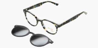 Eleganter Sonnenschutz mit Korrektionsbrillen und Magnet-Sonnenclip