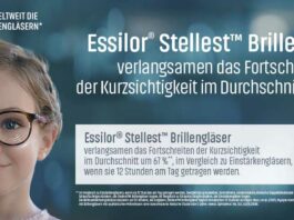 Stellest™: Essilor führt ein Brillenglas zur Verlangsamung der Myopie-Progression ein Stellest™: Essilor führt ein Brillenglas zur Verlangsamung der Myopie-Progression ein