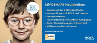 Neue Erkenntnisse und Entwicklungen: Myopie-Management mit HOYA MiYOSMART