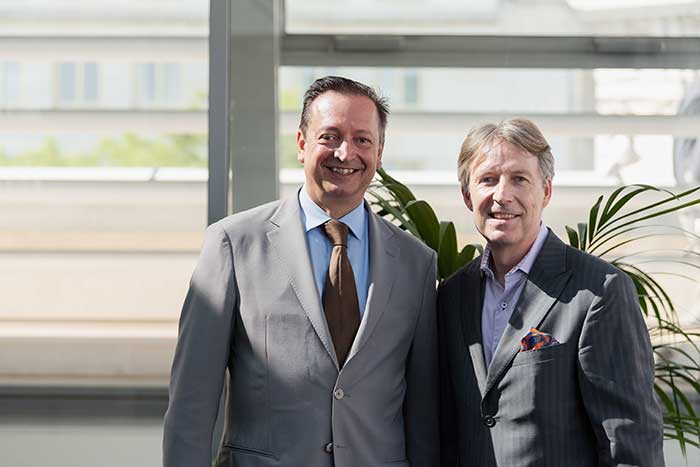 Harald Belyus und Walter Gutstein