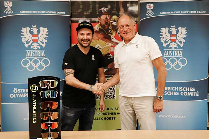 Das Österreichische Olympische Comité freut sich sehr über die Verlängerung der Partnerschaft mit J. Athletics