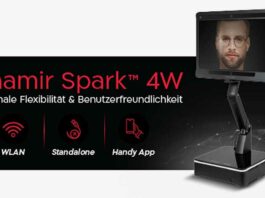 Das neue Videozentriergerät von Shamir wird kabellos: Shamir Spark™ 4W