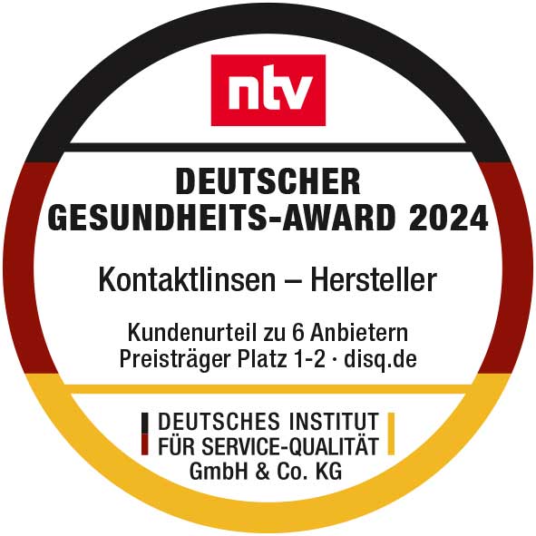 Deutscher Gesundheits-Award im Bereich Kontaktlinsen