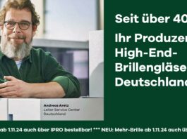 Seit über 40 Jahren: Ihr Produzent für High-End-Brillengläser in Deutschland Seit über 40 Jahren: Ihr Produzent für High-End-Brillengläser in Deutschland