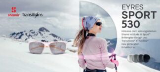 Die Sportkomplettbrillen von Shamir sind auch ideal für den Winter - jetzt auch mit Transitions GEN S