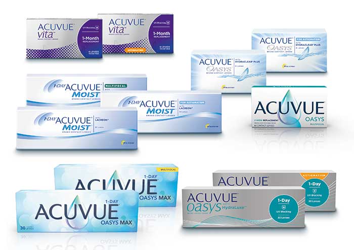 Kontaktlinsen der Marke ACUVUE® dienen zur Korrektion des Sehvermögens