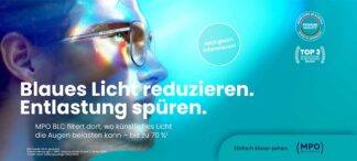 MPO BLC: Der Blaulichtfilter für entspanntes Sehen – mit bis zu 70% Filterung