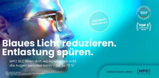 MPO BLC: Der Blaulichtfilter für entspanntes Sehen – mit bis zu 70% Filterung
