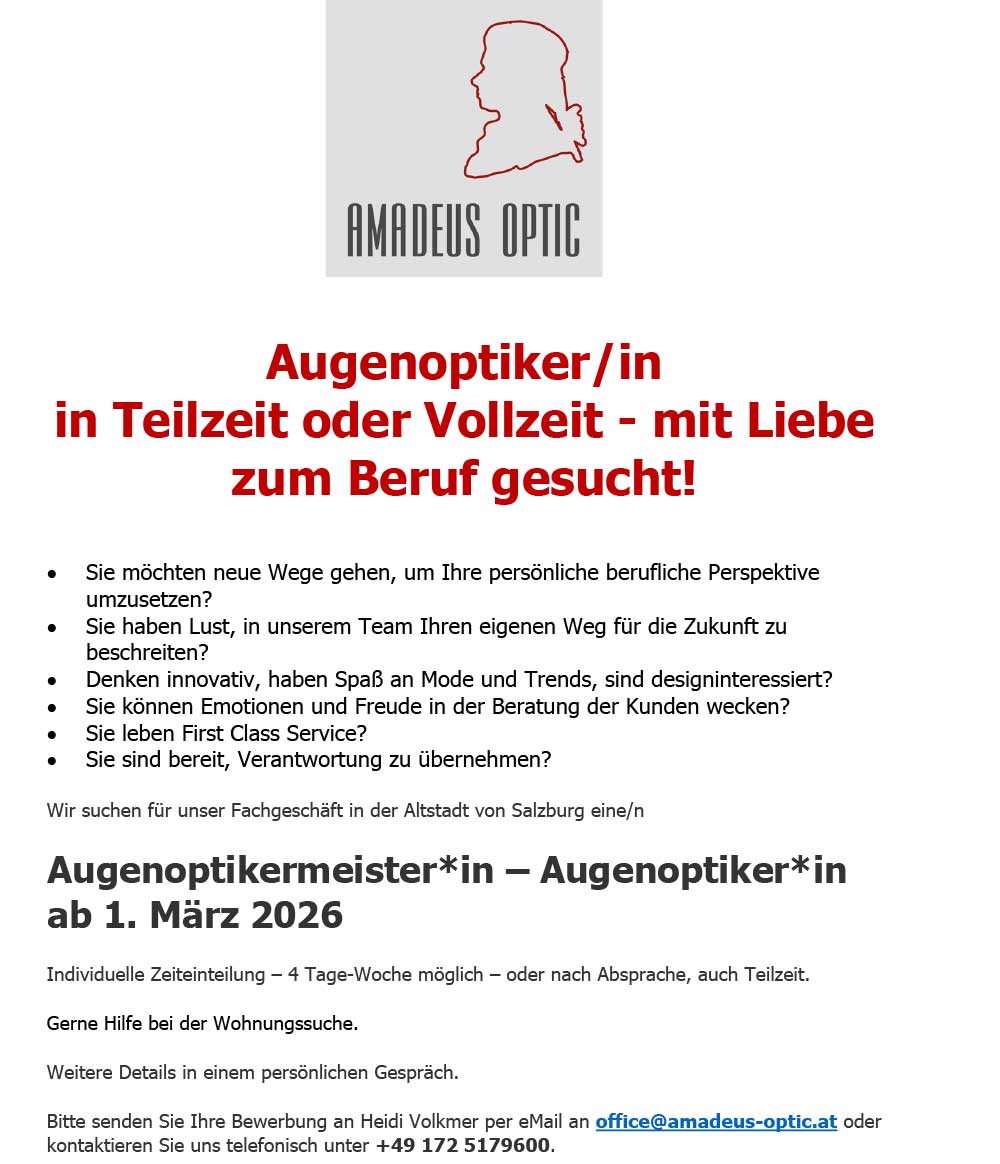 20251023 Stellenangebot Amadeus Optic
