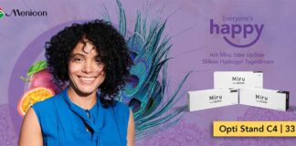 Everyone’s happy mit Miru 1day UpSide toric