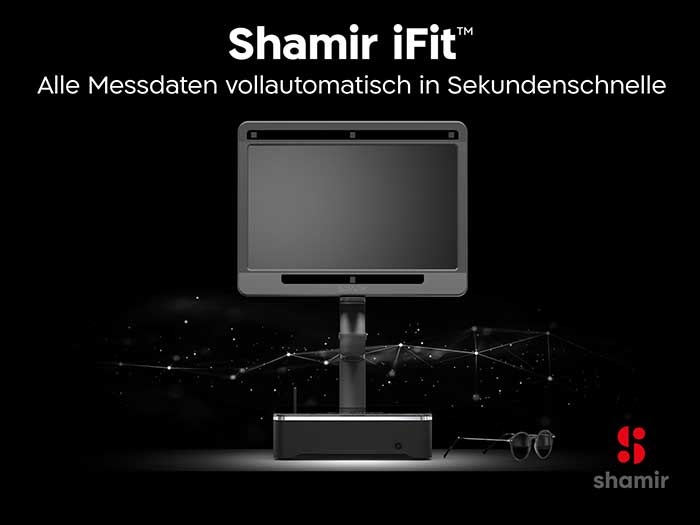 Shamir fokussiert unter anderem auf modernste Videozentrierung mit KI – mit der Shamir iFit™-Technologie