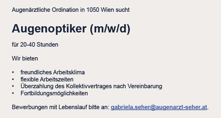 20260120 Dr. Gabriele Seher Stellenangebot