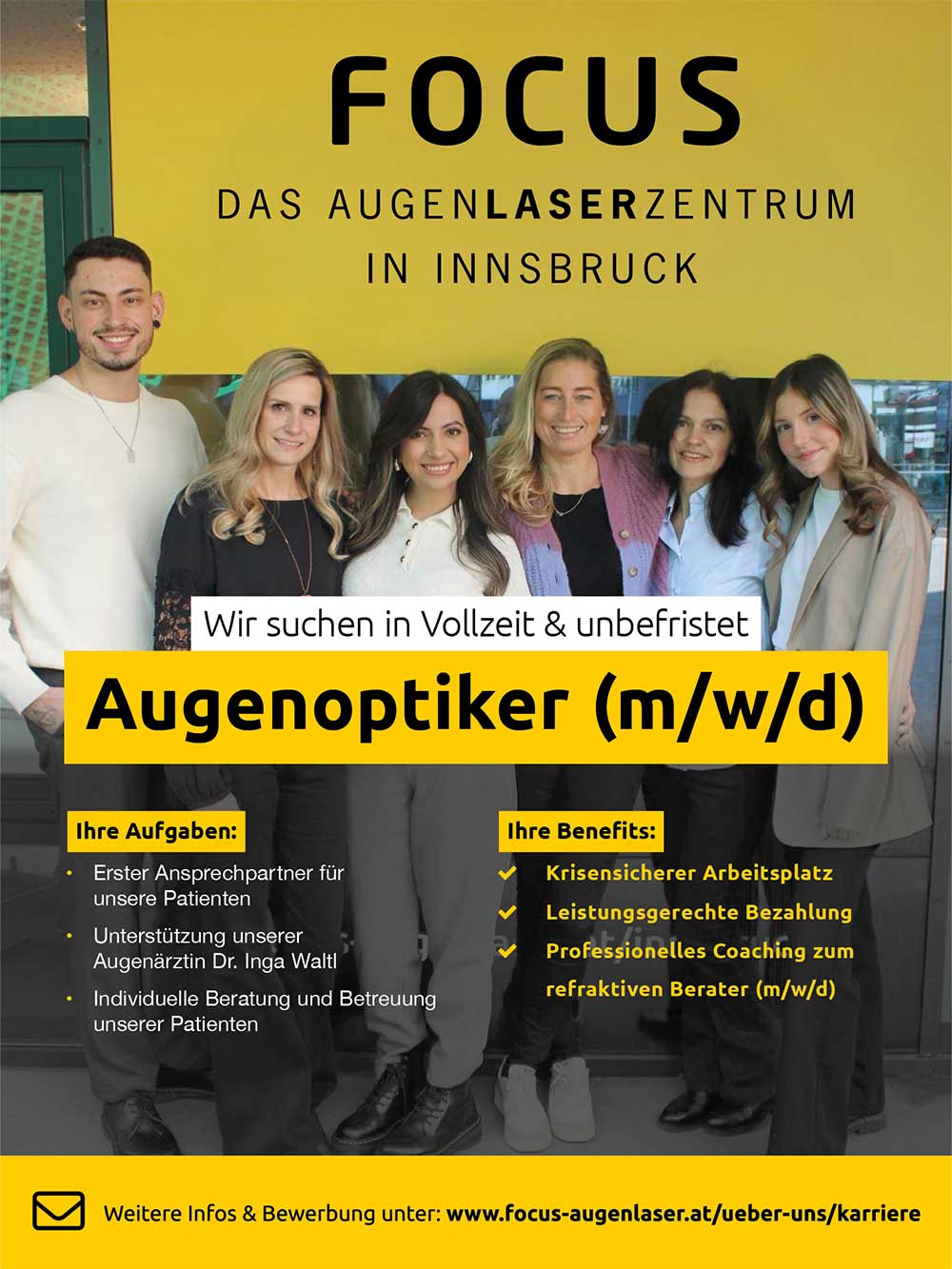 20260205 Stellenangebot FOCUS Innsbruck
