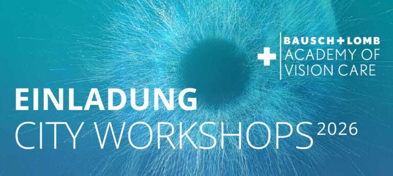 Bausch+Lomb lädt zu den City Workshops 2026 ein