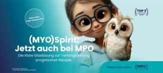 MPO (MYO)Spirit: Neue High-End Lösung für frühzeitige, gezielte Myopieversorgung MPO (MYO)Spirit: Neue High End Lösung für frühzeitige, gezielte Myopieversorgung
