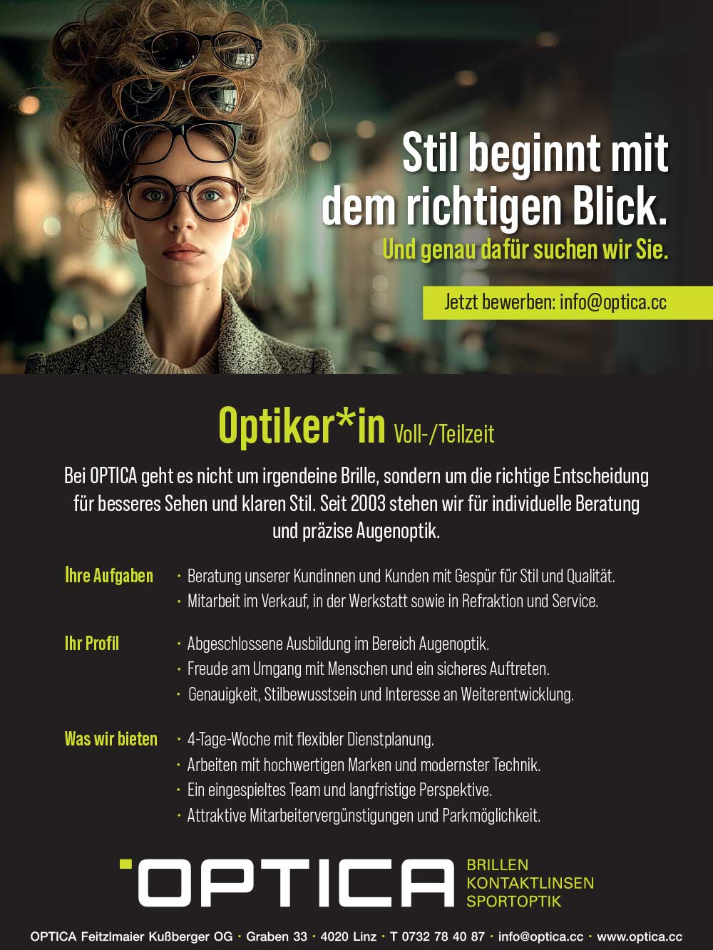 20260504 Stellenangebot OPTICA Kussberger