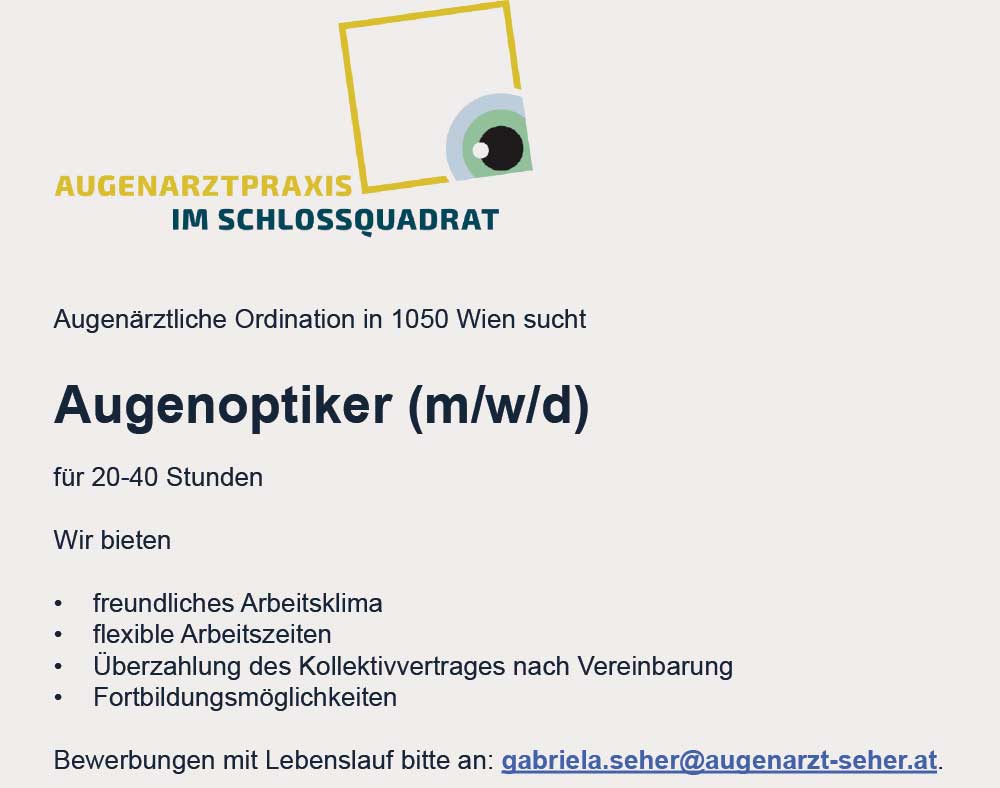 20260521 Dr. Gabriele Seher Stellenangebot