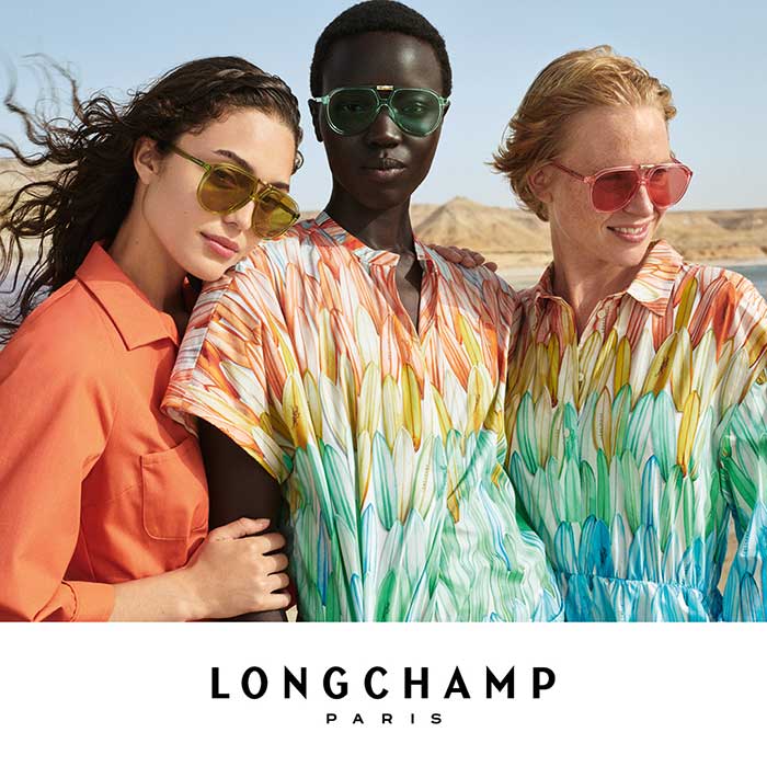 Die anspruchsvollen und eleganten Damenmodelle von Longchamp zeichnen sich in der Brillenkollektion Frühjahr/Sommer 2026 durch ihren unverwechselbaren französischen Charme und eine frische, zeitgemäße Ausstrahlung aus