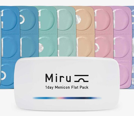 Menicon reduziert Kunststoffverbrauch bei Miru 1day Flat Pack weiter