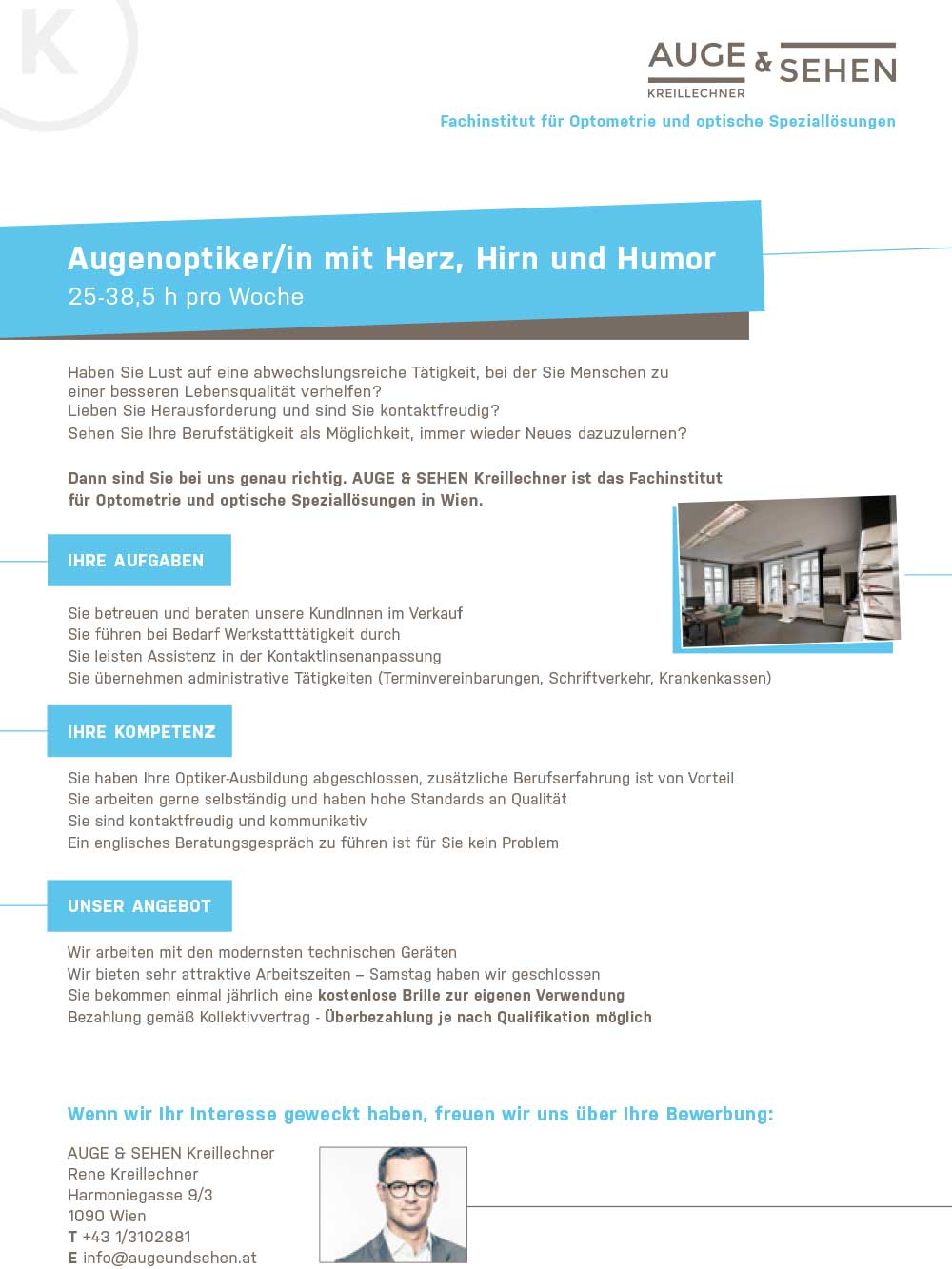20260601 Stellenangebot Auge und Sehen