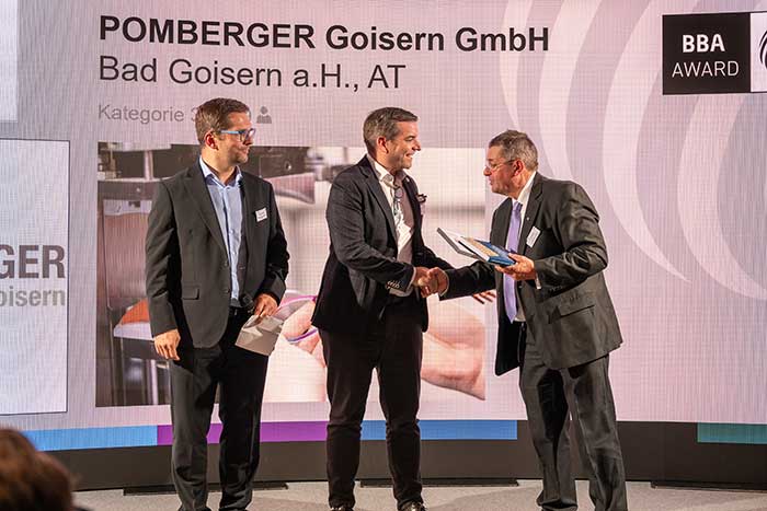 Der oberösterreichische Brillenhersteller POMBERGER Goisern GmbH wurde beim Best Business Award 2026 mit dem silbernen BBA-Siegel ausgezeichnet